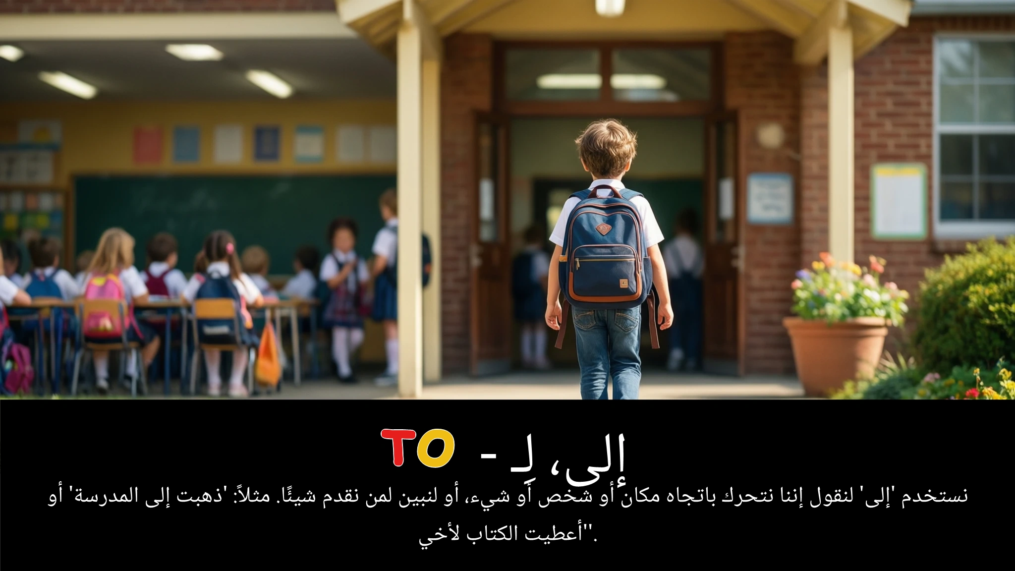 Arabic Illustration for to